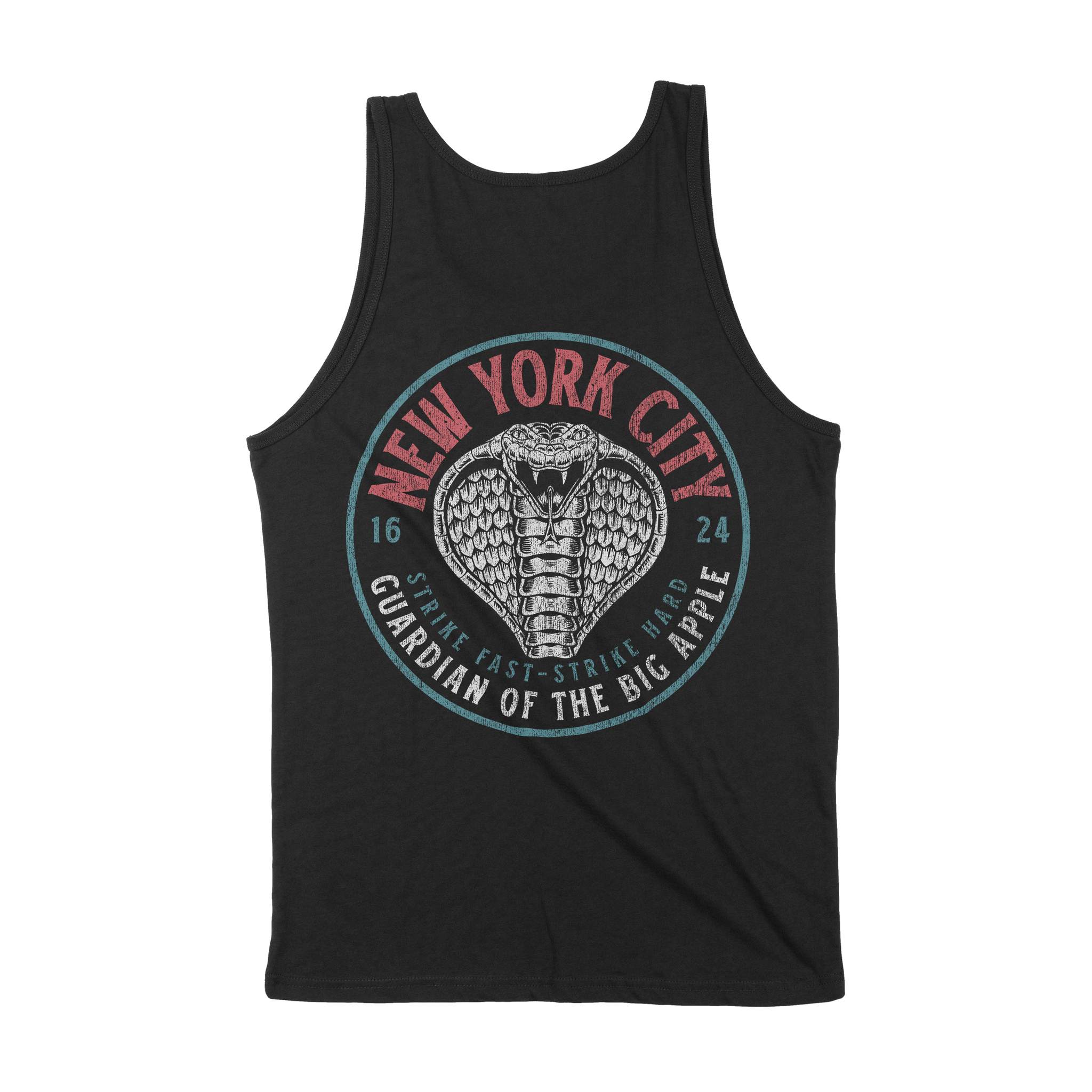 New York Cobra Kid Tank Top Black back