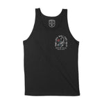 Austin Scorpion Rose Tank Top Black front