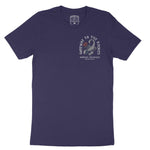 Denver Scorpion Rose T-Shirt Navy front