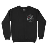 Miami Scorpion Rose Crewneck Black front