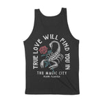 Miami Tank Top in Black - back view
