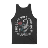 Miami Tank Top in Black - back view