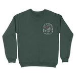 New York Scorpion Rose Crewneck Forest front