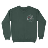 New York Scorpion Rose Crewneck Forest front