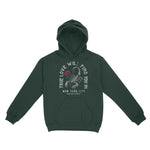 New York Scorpion Rose Hoodie Forest front