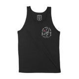 New York Scorpion Rose Tank Top Black front