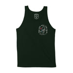 New York Scorpion Rose Tank Top Forest front