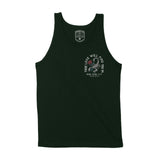 New York Scorpion Rose Tank Top Forest front