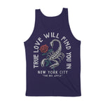 New York Scorpion Rose Tank Top Navy back