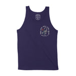 New York Scorpion Rose Tank Top Navy front