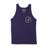 New York Scorpion Rose Tank Top Navy front