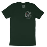 New York Scorpion Rose T-Shirt Forest front