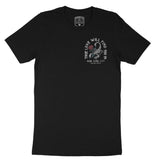 New York Scorpion Rose T-Shirt Vintage_Black front