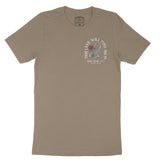 New York Scorpion Rose T-Shirt Vintage_Brown front