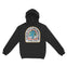 Austin Hoodie in Black - front view