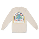 Austin Earth Day Longsleeve in Natural - front view