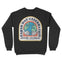 Denver Crewneck in Black - back view