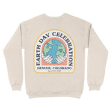 Denver Crewneck in Natural - back view
