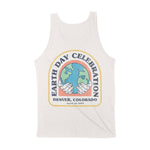 Denver Earth Day Tank Top in Vintage - back view