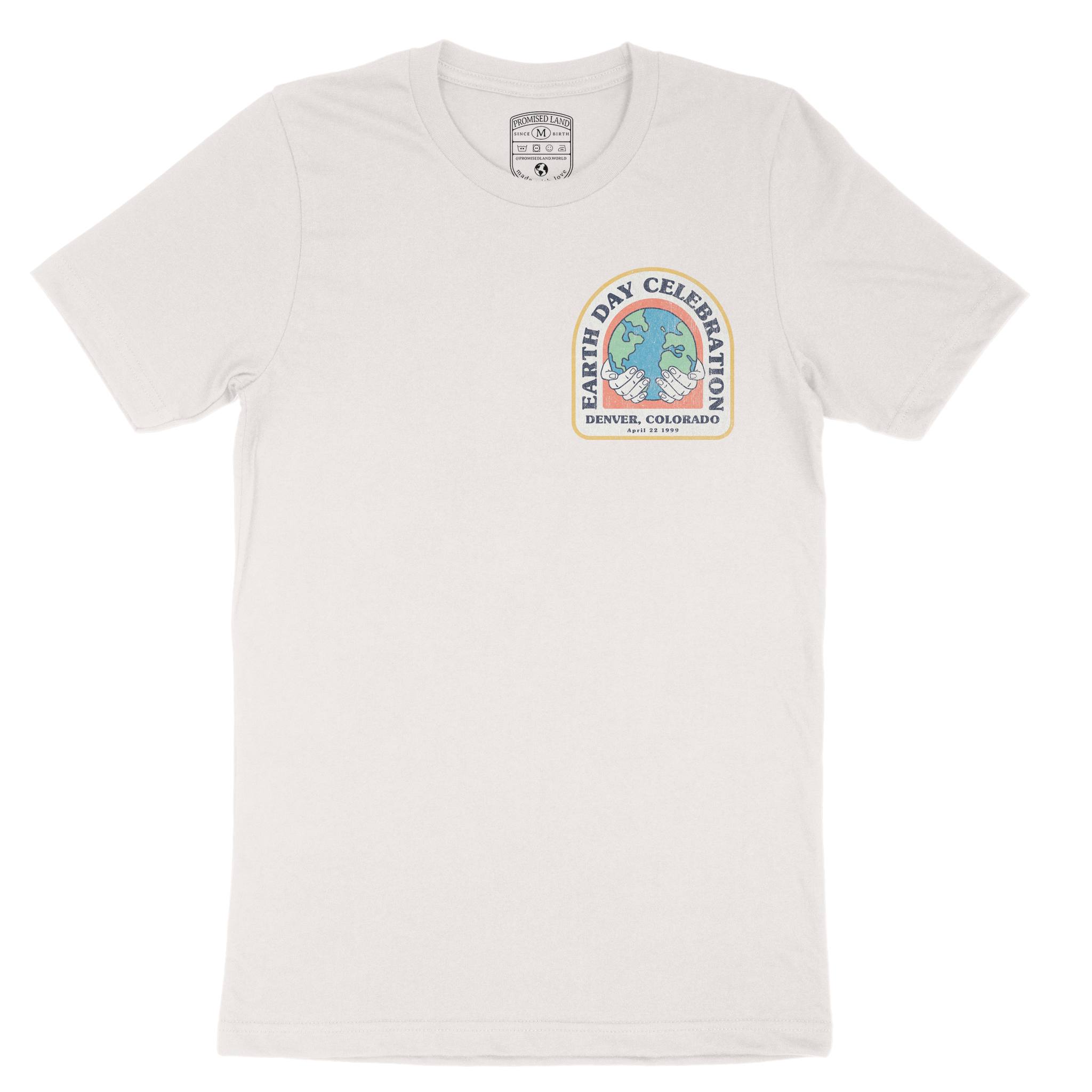 Denver Earth Day T-Shirt in Vintage - front view