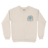 Miami Earth Day Crewneck in Natural - front view