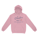 Austin Floral Shop Hoodie Light Pink front