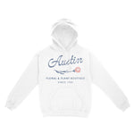 Austin Hoodie in White - front view