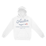 Austin Hoodie in White - front view