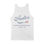 Austin Floral Shop Tank Top White back