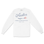 Austin Longsleeve in White - front view