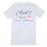 Austin T-Shirt in Light Blue - back view