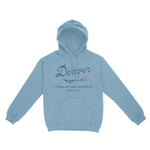 Denver Floral Shop Hoodie Light Blue front