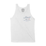 Miami Floral Shop Tank Top White front