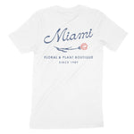 Miami T-Shirt in White - back view