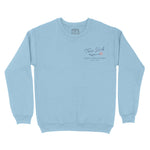 New York Crewneck in Light Blue - front view