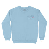 New York Crewneck in Light Blue - front view