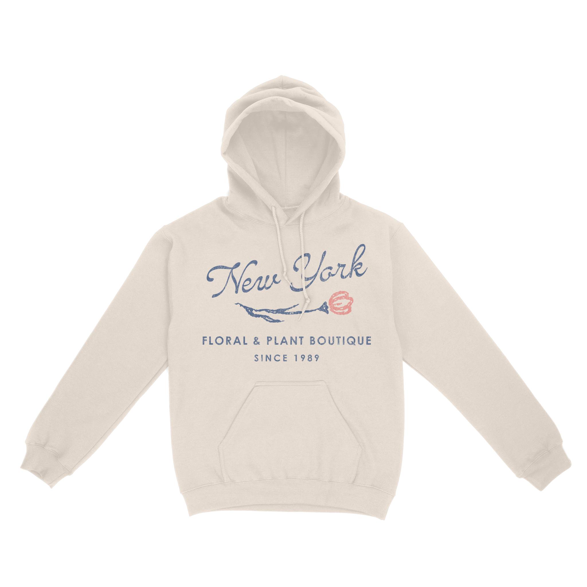 New York Hoodie in Natural - front view