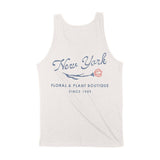 New York Floral Shop Tank Top in Vintage - back view