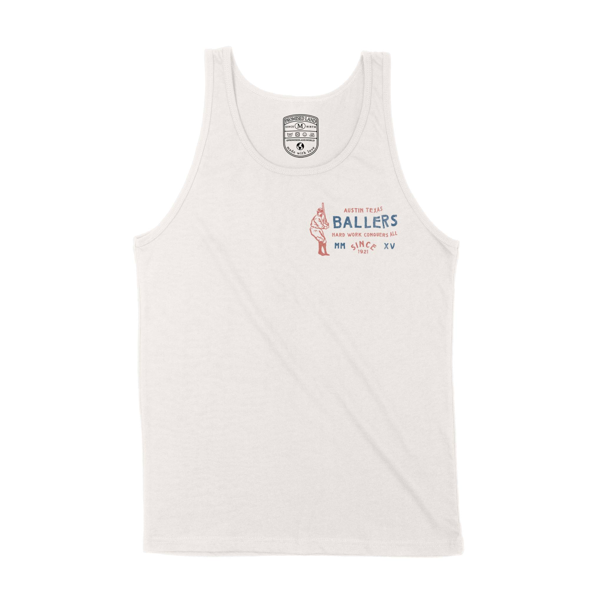 Austin Baseballer Tank Top in Vintage - front view