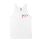Austin Tank Top in White - front view
