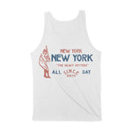 New York Baseballer Tank Top White back