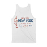 New York Baseballer Tank Top White back