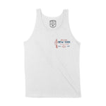 New York Baseballer Tank Top White front