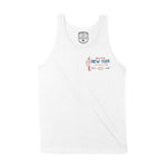 New York Tank Top in White - front view