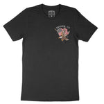 Denver T-Shirt in Black - front view