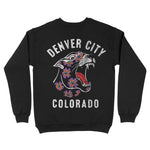 Denver Panther Crewneck Black back