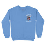 Denver Crewneck in Carolina Blue - front view