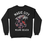 Miami Panther Crewneck Black back