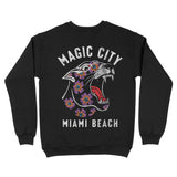 Miami Panther Crewneck Black back