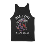 Miami Panther Tank Top Black back